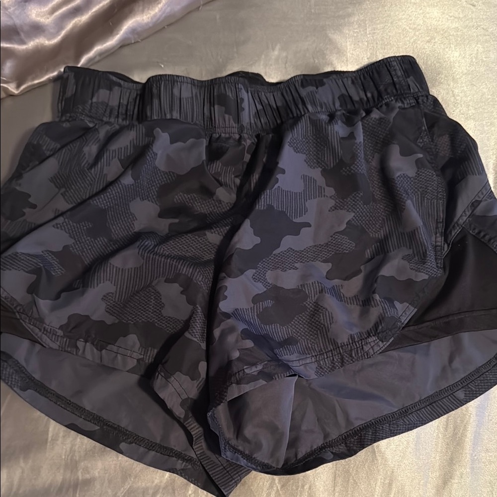 Black Camouflage Women's Shorts
